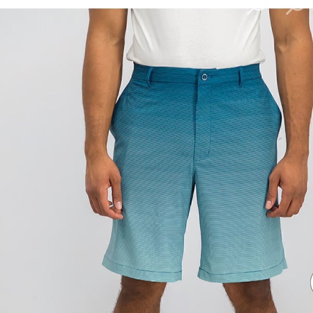 Greg Norman for Tasso Elba Men's 10" Gradient Shorts size 36